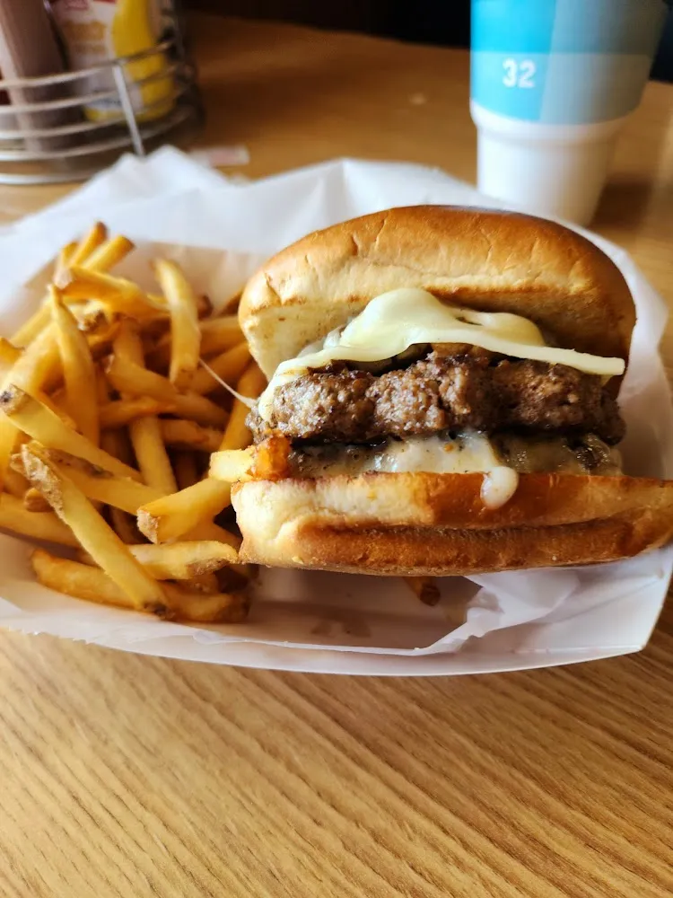 Mushroom Swiss Burger